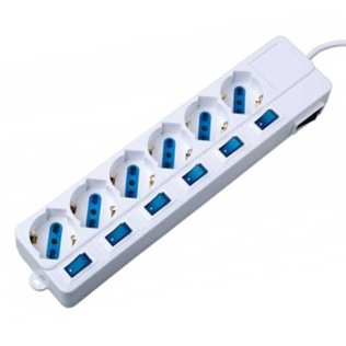 4 Positions Power Strip with Brennenstuhl Switch 1150749124