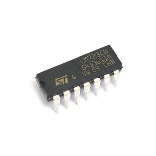 STMicroelectronics LM723CN High Precision Linear Voltage Regulator 40V Primary Input 2V / 37V/150mA/1 Output, DIP-14