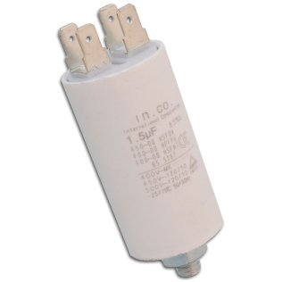 Motor Starting Capacitor 1,5uF 450VAC IN.CO.