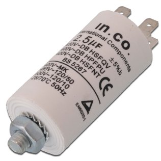 Electrolytic Capacitor 1uF 350V 85 ° C Samwha 6,5x12 mm