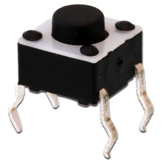 Pulsantino Tact Switch 6x6mm altezza 5mm