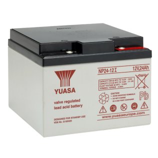 YUASA NP24-12I Batteria ermetica al piombo 12V 24Ah