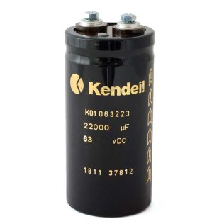 Kendeil electrolytic capacitor 22.000µF 63VDC 50x105
