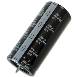 Electrolytic Capacitor 1200uF 400VDC 85°C Snap-In Cornell Dubilier 380LX122M400A082