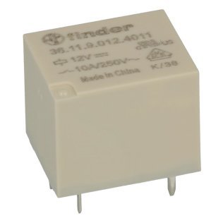Finder 36.11.9.012.4011 Mini Relay Cubetto Coil 12 VDC