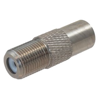 Coaxial socket adapter F - male IEC plug