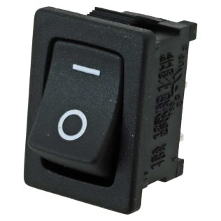Rocker Switch Mini Rocker Switch Unipolar 10A 250V Black