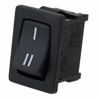Rocker Switch Mini Rocker Switch Unipolar 10A 250V Black Bulgin Arcoelectric H8610C