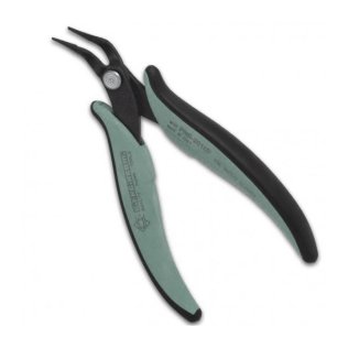 Piergiacomi PNB2015D Long Pliers with 45 ° Bent Jaws and Knurled Tips Dissipative Version