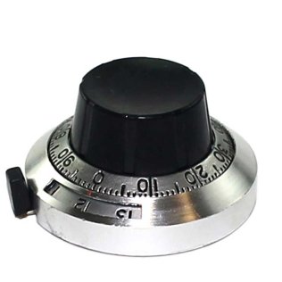 Knob for Multiturn Potentiometers diameter 46mm 15 Turns with turn indicator