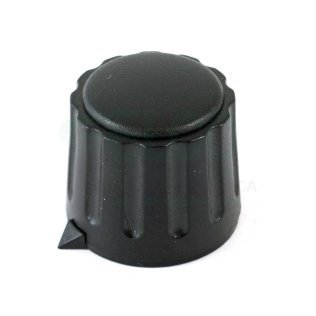 Black Knob Ø22mm with Needle Index Spindle Fixing