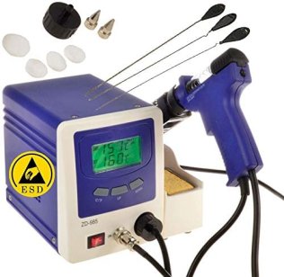 ZD985 Desoldering Station with 80W Desoldering Iron and LCD Display