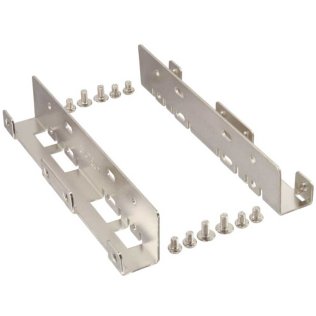 Rail kit and guides for installing 2.5 "HDD / SSD Hard Disk on 3.5" Inline 39950C slot