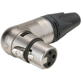 Neutrik NC3FRX 3-pole XLR socket 90 ° angle