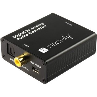 SPDIF / RCA Coax Digital / Analog Audio Converter - 2xRCA / Jack 3.5