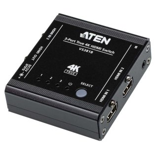 Aten VS381B Video Switch HDMI True 4K 3 ports HDR10 +