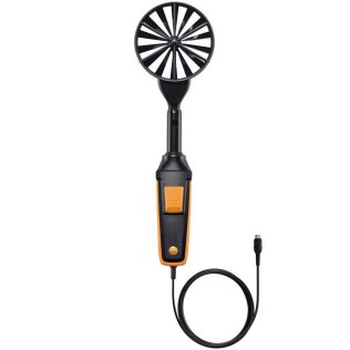 Vane probe Ø100 mm with digital temperature sensor, with Testo cable 0635 9432