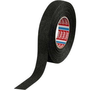 TESA 51608-00006-00 black polyethylene fleece tape 15mm x 15m