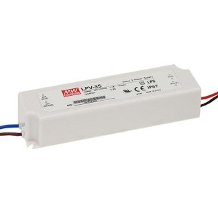 Alimentatore per LED Mean Well LPV-35-12 uscita 12V, 3A