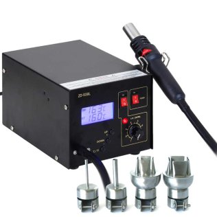 Hot Air Rework Soldering Station 320W ZD-939L with 4 interchangeable nozzles