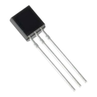 LM35DZ integrated circuit temperature sensor format TO-92