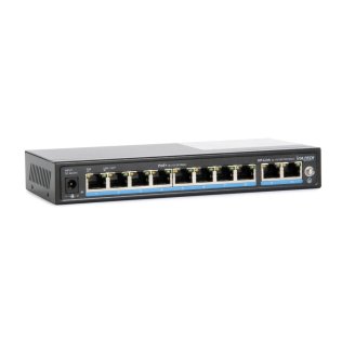 Vultech POE2082GE-120W Switch PoE+ 8 Porte 10/100 + 2 Porte Uplink 10/100/1000 Gigabit