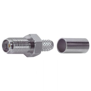 SMA female crimp socket for RG58 cable