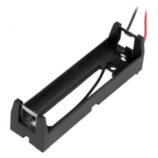 Battery holder for 1 battery size 18650 with 150mm long wires