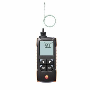 Testo 925 Termometro Digitale per Sonde a Termocoppie tipo K, Bluetooth e App per Smartphone 0563 0925