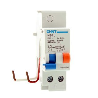 Chint NB1L-40 Blocco differenziale accoppiabile 2P fino a 40A 30mA Tipo AC