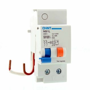 Chint NB1L-63 Blocco differenziale accoppiabile 2P fino a 63A 30mA Tipo AC