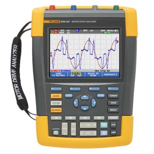 Motor Drive Analyzer Fluke MDA-550 Serie III 4 canali 500 MHz per la verifica di Inverter e Azionamenti Motore, Albero Motore e Armoniche