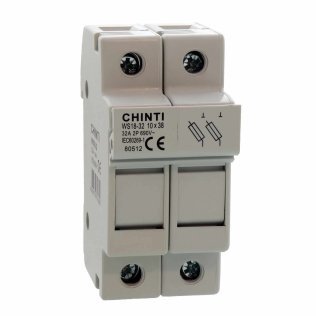 Chint Base Fuse holder 2P 10,3x38 32A 2 DIN modules