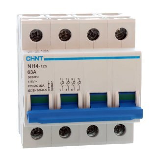 Chint NH4-125/63-4P Sezionatore modulare 4P 63A 4 Moduli DIN