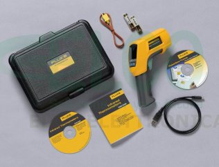 Infrared thermometer and contact Fluke 568 from - 40 ° C to 800 ° C