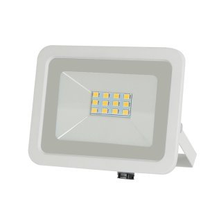 Faro Proiettore LED slim Bianco 200-265VAC da esterno 10W 4000K Luce naturale