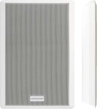MONACOR ESP-130/WS Cassa acustica diffusore da parete sottile 100V/5W