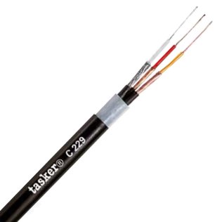 Tasker C229 Shielded cable for Audio Video signal 1x75Ω + 2x0.22