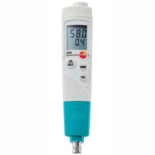 Testo 206 pH3 pHmetro portatile per sonde intercambiabili 0563 2063