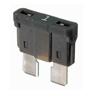 Fusibile per auto a lama 1A 32V 19mm ATO nero 0287001.PXCN