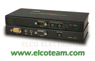 Aten CE750 KVM Extender 200mt con RS-232 su cavo CAT.5