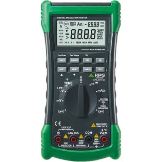 KPS-MT740 - Multimetro digitale True-RMS con misurazione fino a 1kV, Tensione, Corrente, Resistenza, Capacitanza, Frequenza, Temperatura e NCV