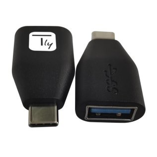 Adattatore Convertitore USB-C™ Maschio a USB-A Femmina OTG Nero