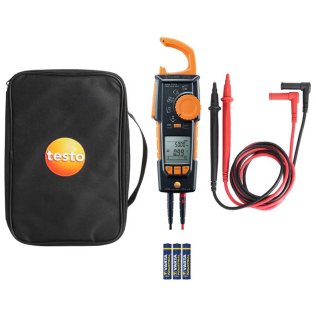 Testo 770-3 Pinza Amperometrica 600A AC/DC a vero valore RMS con funzione wattmettro 0590 7703 02