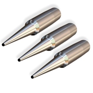 Tre Pezzi | Weller WLTC08IR60 | Punta Saldante Conica 0,8mm per saldatore WLIR60