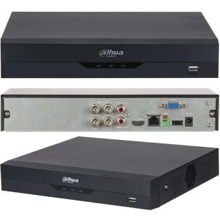 Dahua Videoregistratore di Rete Con Intelligenza Artificiale Integrata DVR Penta-ibrid 4 canali 5MPx | 1TB