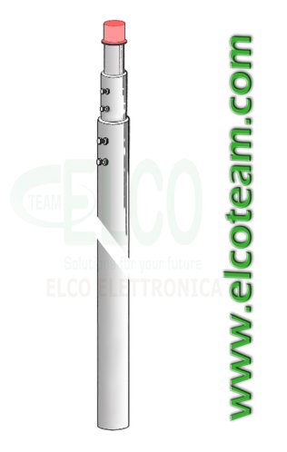 Telescopic pole 6mt 3x2mt Ø 25 ÷ 35mm