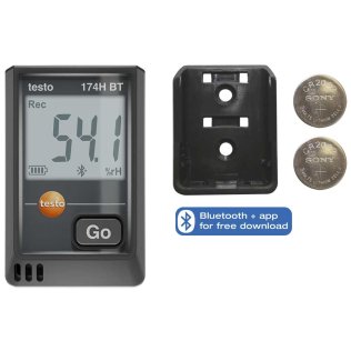 Testo 174 H BT - Mini data logger per temperatura e umidità con connessione Bluetooth® e app