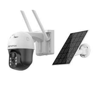 iSNATCH HeyCam Move 4G | Telecamera Motorizzata 4G a Batterie + Pannello Solare