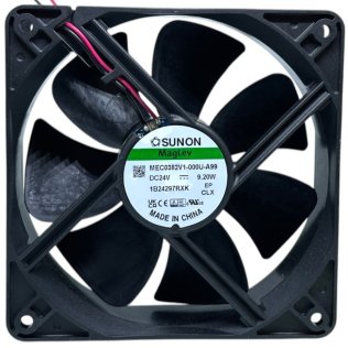 Sunon MEC0382V1-000U-A99 | Ventilatore 120x120x38 mm 24VDC | Vapo MagLev 3.90 m³/min | Con fili